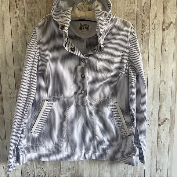 Converse Striped Hooded Jacket Pullover - Picture 1 of 6